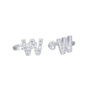 Ear Clip de Letras - W