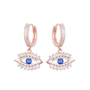 Huggies de Ojo Turco - PLATA ROSADA