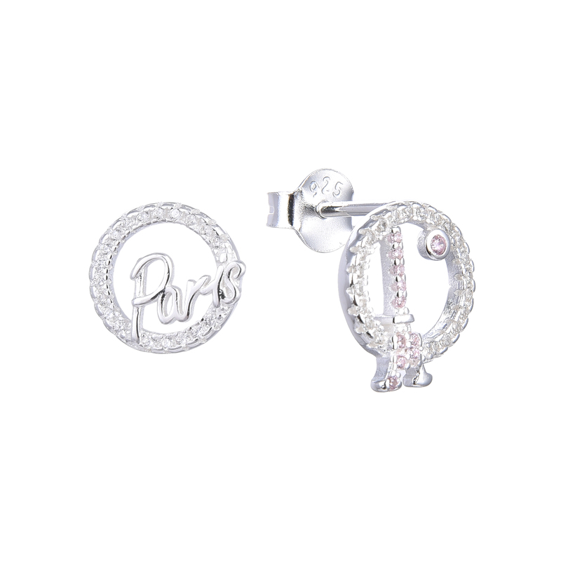Zarcillos R Zarcillos París con Circonias - Joyas Nelly