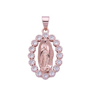 Medalla De La Virgen De Guadalupe 15x19mm