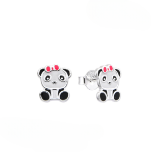 Zarcillos de Osita Panda con Moño