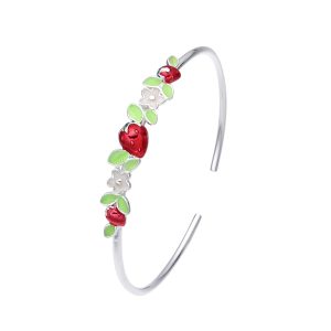 Pulsera Rigida de Fresas