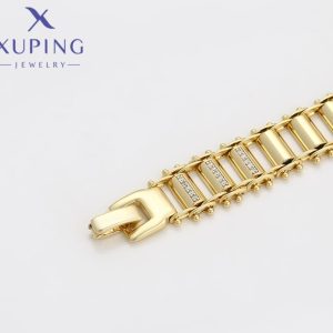Pulsera de Lujo Baño de Oro 14K Xuping 19.5 CMS