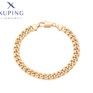 Pulsera, Baño de Oro Rose Gold  18k Xuping 20 CMS