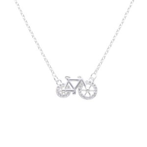 Gargantilla de Bisicleta con Circonias  42+3cm