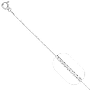 Cadena Cola de Raton, Plata Italiana 925 60cms