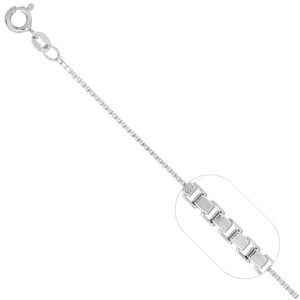 Pulsera Veneciana, Plata Italiana 925 19cms