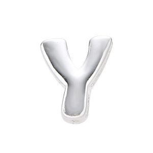 Dije de Letra, A,B,C,D,E,F,G,H,I,J,K,L,M,N,O,P,Q,R,S,T,U,Y, Plata Italiana 925 - L