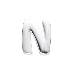 Dije de Letra, A,B,C,D,E,F,G,H,I,J,K,L,M,N,O,P,Q,R,S,T,U,Y, Plata Italiana 925 - N