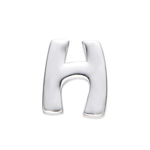 Dije de Letra, A,B,C,D,E,F,G,H,I,J,K,L,M,N,O,P,Q,R,S,T,U,Y, Plata Italiana 925 - H