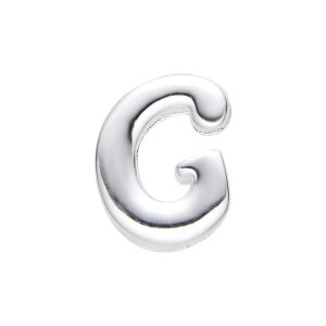 Dije de Letra, A,B,C,D,E,F,G,H,I,J,K,L,M,N,O,P,Q,R,S,T,U,Y, Plata Italiana 925 - G