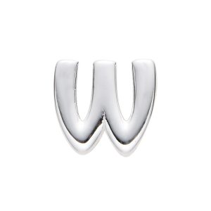 Dije de Letra, A,B,C,D,E,F,G,H,I,J,K,L,M,N,O,P,Q,R,S,T,U,Y, Plata Italiana 925 - W