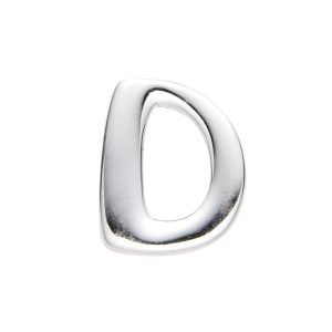 Dije de Letra, A,B,C,D,E,F,G,H,I,J,K,L,M,N,O,P,Q,R,S,T,U,Y, Plata Italiana 925 - D