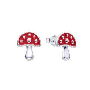 Zarcillos de Hongos, Plata Italiana 925