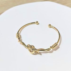 Brazalete de Nudo, Baño de Oro Xuping  14k