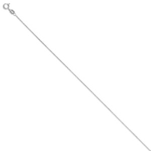 Cadena Cola de Ratón Diamantada, Plata Italiana 925. 50 cms