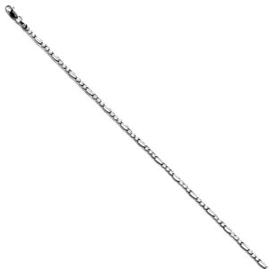 Pulsera Figaro 060, Plata Italiana 925 19cms