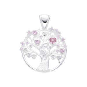 Dije de Árbol de La Vida. Plata Italiana 925