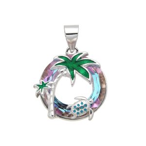 Dije de Tortuga Plata italiana 925