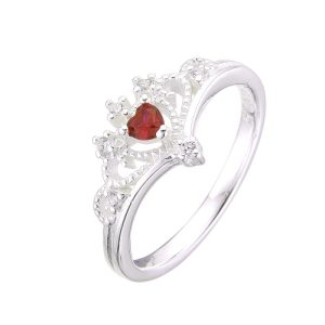 Anillo de Corona, Plata Italiana 925 talla 6, 7,8 y 9 - 7