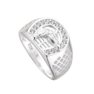 Anillo de Hombre, Plata Italiana 925 talla 12