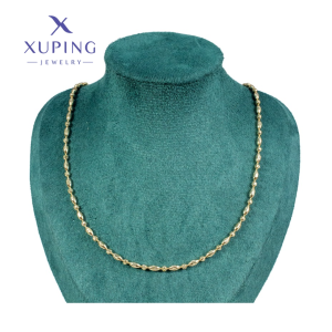 Cadena de Baño de Oro  50 cms*2mm diseño de bolitas y rombos