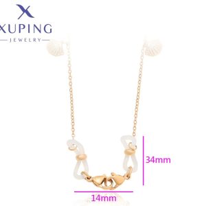 Cadena bismark  baño de Oro Xuping 60cms*4mm