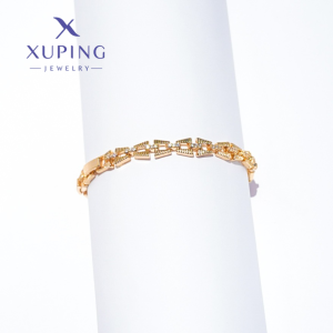 Pulsera de Lujo Chapado en Platino Xuping y baño de oro roce gold  17+2CMS*5mm