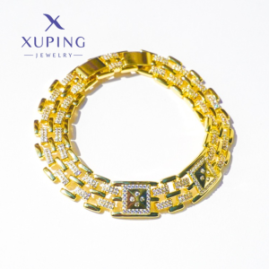 Pulsera de Lujo Baño de Oro Rose Gold Xuping 17CMS*12mm