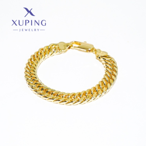 Pulsera de Lujo, baño de Oro Xuping  20cms*1cms de ancho