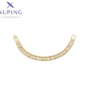 Pulsera de Lujo Baño de Oro Xuping. 16cms