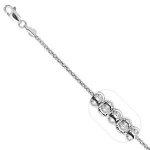 Cadena Fancy Coreana 50cms*2mm. Plata italiana 925
