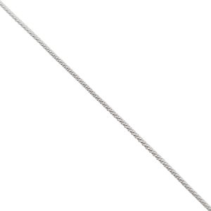 Cadena Fancy Coreana, 50cms*1mm, Plata Italiana 925