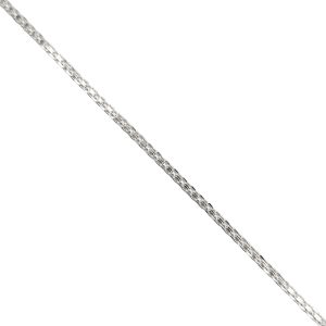 Cadena Bismark 030, 45cms*1.5mm Plata Italiana 925