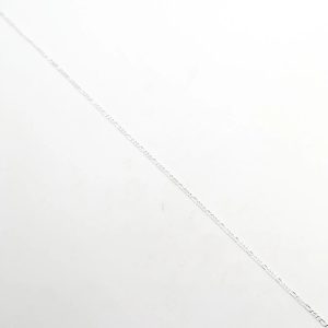 Cadena Figaro 035. 40cms *1mm. Plata italiana 925