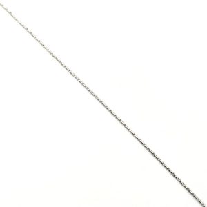 Cadena Cardano 40cms*0.7mm Plata Italiana 925
