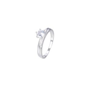 Anillo de Matrimonio para dama Plata Italiana  925 talla 6