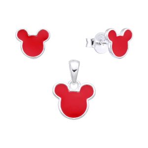 Juego de Mickey Mouse, Plata Italiana 925