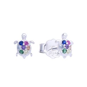 Zarcillos de Tortuga, Plata Italiana 925