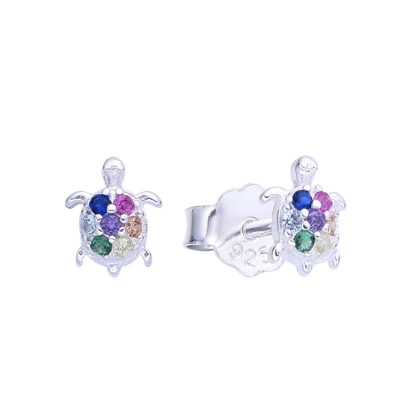 Zarcillos de Tortuga, Plata Italiana 925