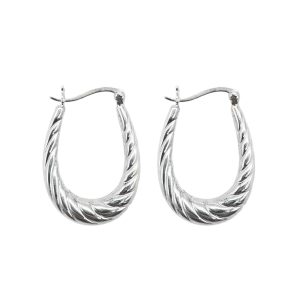 Argollas Infladas Lisas 22mm