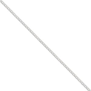 Cadena Grumett 080, Plata Italiana 925 50cms*3mm