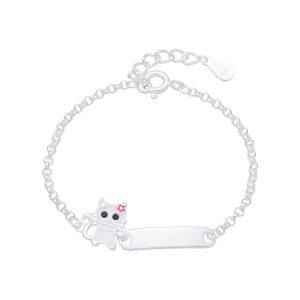 Esclava de Gato, Plata Italiana 925 13+2cms