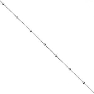 PulserasVeneciana con Bolitas Lisas de 3mm, 17+3cms